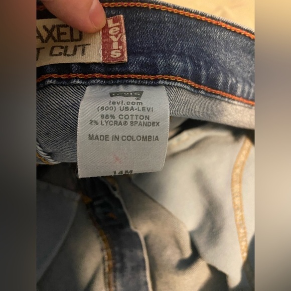 LEVIS 550 CLASSIC RELAXED BOOTCUT STRETCH DENIM Jeans WOMENS 14M MID RISE GUC - Picture 6 of 9